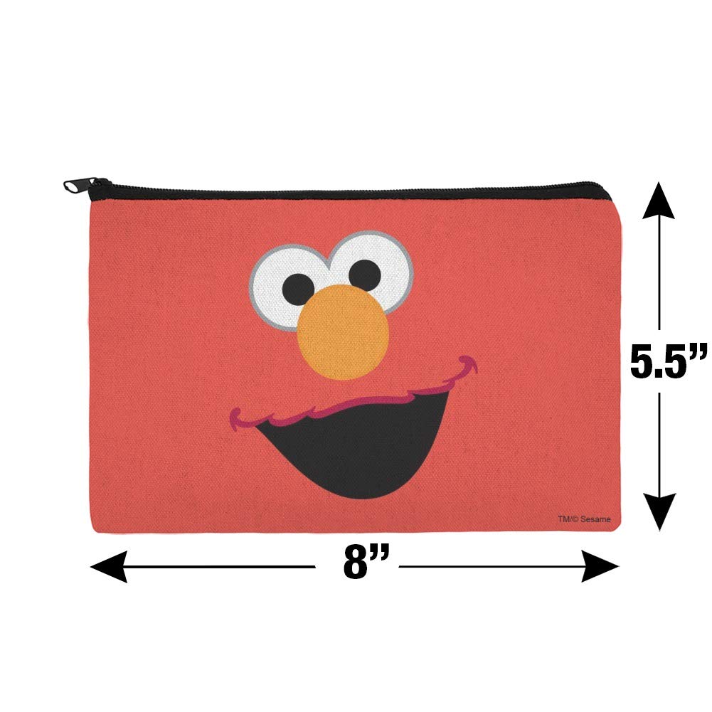 Amazon.com: Sesame Street Elmo Face Pencil Pen Organizer Zipper